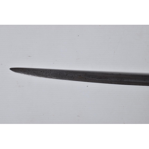 237 - A WWI ERA IMPERIAL GERMANY OFFICERS DOVE HEAD SWORD, this has a single edged fullered blade with dec... 