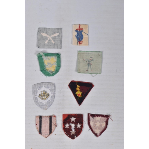 245 - BRITISH ARMY/COMMONWEALTH SHOULDER PATCHES, 24 in number WW2 period to include examples, RE Training... 