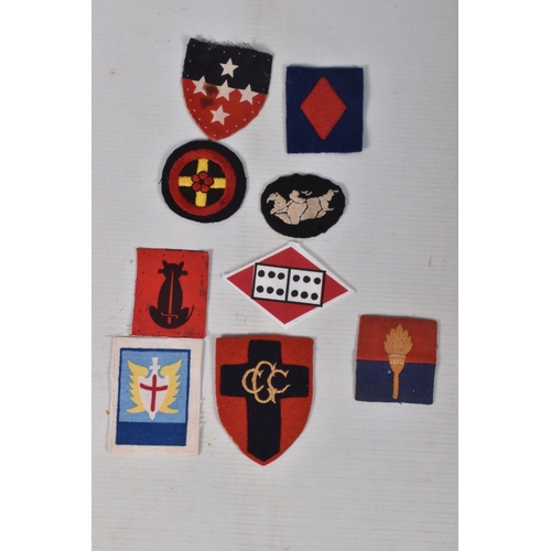 247 - BRITISH ARMY/COMMONWEALTH SHOULDER PATCHES WW2 period 24 in number to include, 1st Armoured Div, 48t... 