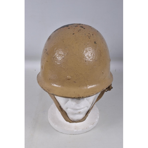 259 - A IRAQI FORCES COMPOSITE COMBAT HELMET M90 MODEL believed liberated from the Baghdad International A... 