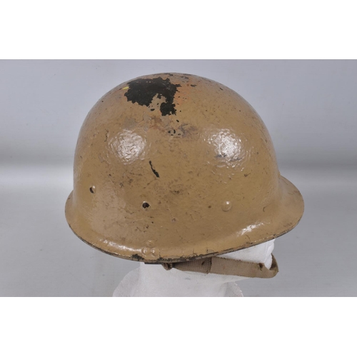 259 - A IRAQI FORCES COMPOSITE COMBAT HELMET M90 MODEL believed liberated from the Baghdad International A... 