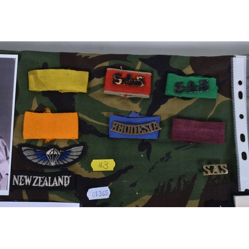 270 - VARIOUS SAS/ MALAYA CRISIS INTEREST, to include various items including SAS Metal insignia on 6 smal... 