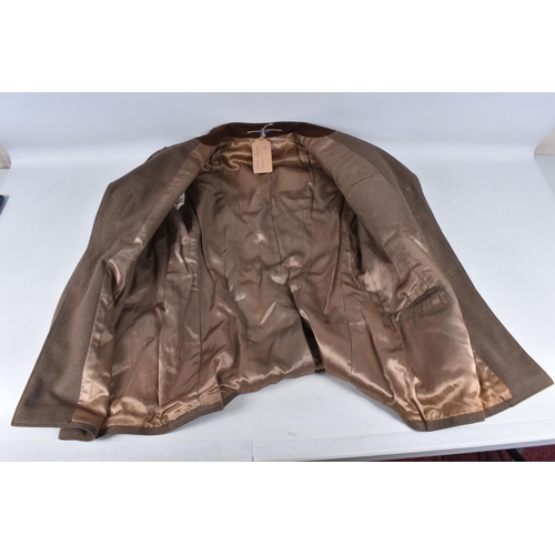 285 - A WWII GERMAN RAD HAUPTAMTSWALTER TUNIC, this jacket retains its bullion collar tabs and shoulder ep... 