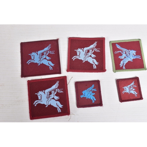 292 - A SMALL ACCUMULATION OF PARACHUTE REGIMENT PEGASUS PATCHES 25 in number to include 6th Field Force A... 