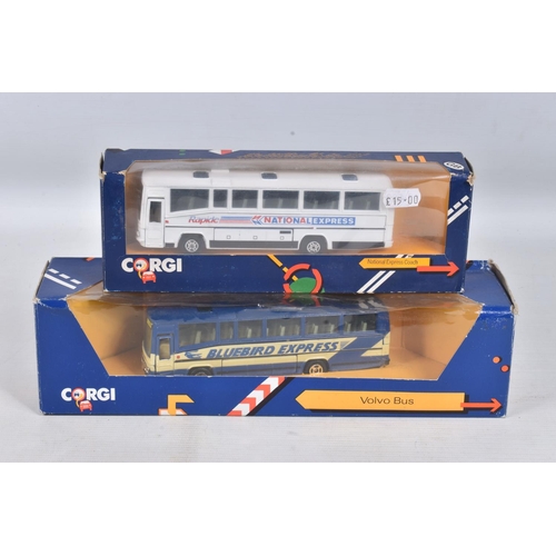 24 - A COLLECTION OF VARIOUS BOXED & UNBOXED DIECAST BUS & COACH MODELS, assorted mainly West Midlands Co... 