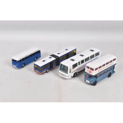 24 - A COLLECTION OF VARIOUS BOXED & UNBOXED DIECAST BUS & COACH MODELS, assorted mainly West Midlands Co... 