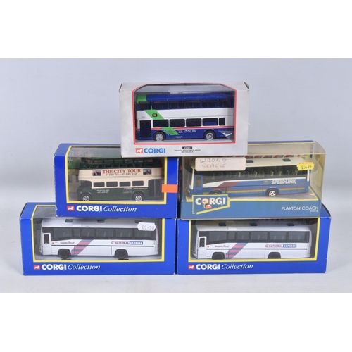 24 - A COLLECTION OF VARIOUS BOXED & UNBOXED DIECAST BUS & COACH MODELS, assorted mainly West Midlands Co... 