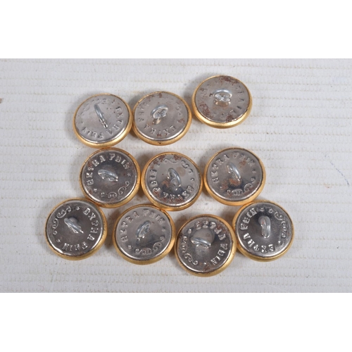 297 - TEN KRIEGSMARINE UNIFORM JACKET BUTTONS, these are all marked on the reverse and are believed to be ... 