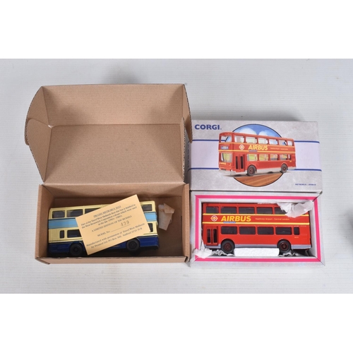 24 - A COLLECTION OF VARIOUS BOXED & UNBOXED DIECAST BUS & COACH MODELS, assorted mainly West Midlands Co... 