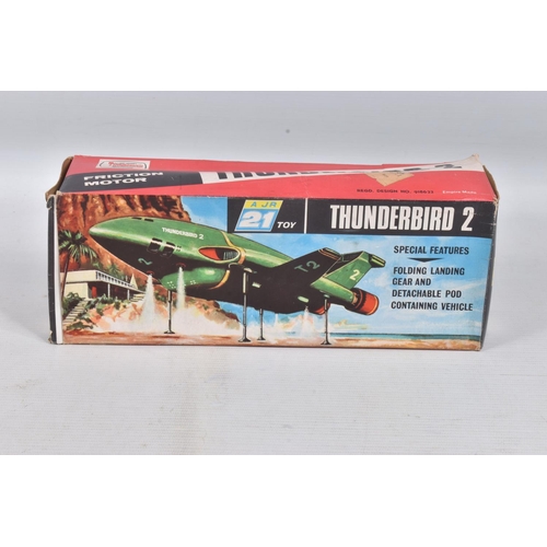 41 - A BOXED JR21 TOYS (J ROSENTHAL) THUNDERBIRD 2, friction drive (working) plastic model, appears compl... 