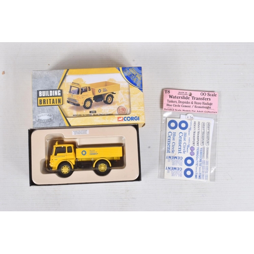 5 - SEVEN BOXED CORGI DIECAST BLUE CIRCLE CEMENT AND TRANSPORT TRUCKS, to include a Limited Edition Buil... 