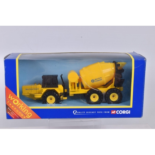 5 - SEVEN BOXED CORGI DIECAST BLUE CIRCLE CEMENT AND TRANSPORT TRUCKS, to include a Limited Edition Buil... 