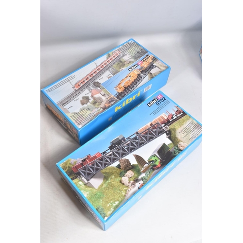 170 - A QUANTITY OF BOXED UNBUILT KIBRI HO SCALE PLASTIC LINESIDE BUILDINGS, STRUCTURES AND ACCESSORY KITS... 