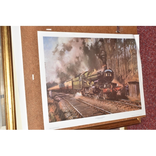 172 - A COLLECTION OF RAILWAY RELATED PRINTS AND PHOTOGRAPHS, majority are framed and glazed, to include t... 