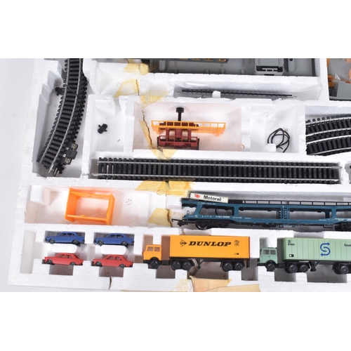 174 - TWO BOXED LIMA HO GAUGE FREIGHT TRAIN SETS, Multi Traffic, No.107309TW, missing original locomotive ... 