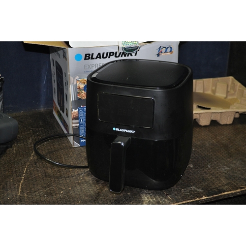 98 - A BLAUPUNKT AIR FRYER with original box and a Easy Home 14.4v car vac (both PAT pass and working)