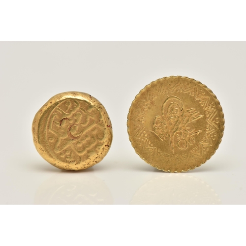 536 - MUHAMMAD 'ADIL SHAH PAGODA 1627-1656 PAGODA 3.37g,Together with Turkey Mahamud 11 No Mint or Date Ra... 