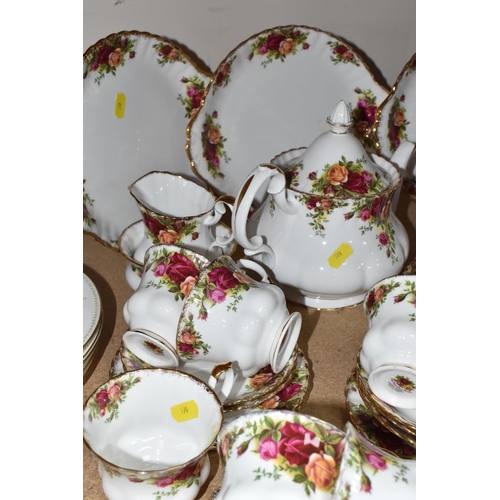 770 - FIFTY-FIVE PIECES OF ROYAL ALBERT OLD COUNTRY ROSES TEA AND GIFTWARES to include a teapot (marked se... 