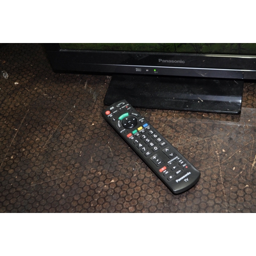 76 - A PANASONIC TX-L19E3B 19in TV WITH REMOTE (PAT pass and working)