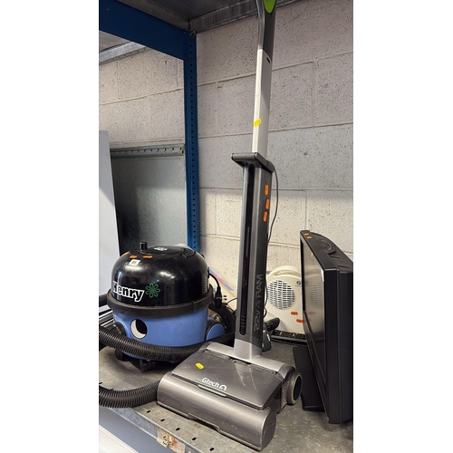 81 - A NUMATIC HVR-200A 'HENRY' VACUUM CLEANER with floor head and pipework along with spare bags, and a ... 