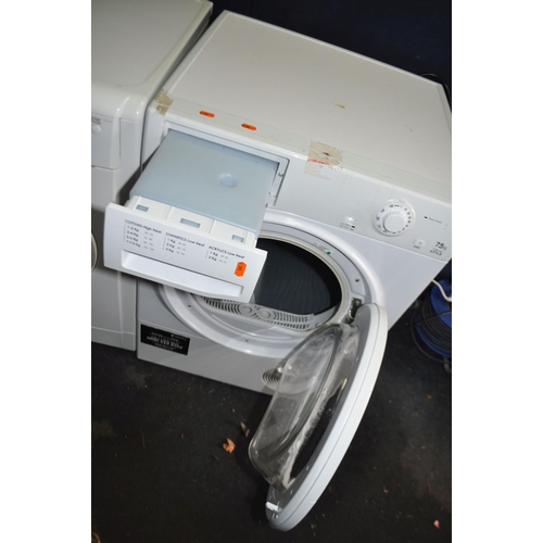 82 - A HOTPOINT TCYM 750C CONDENSER DRYER width 60cm, depth 60cm, height 85cm (PAT pass and working)