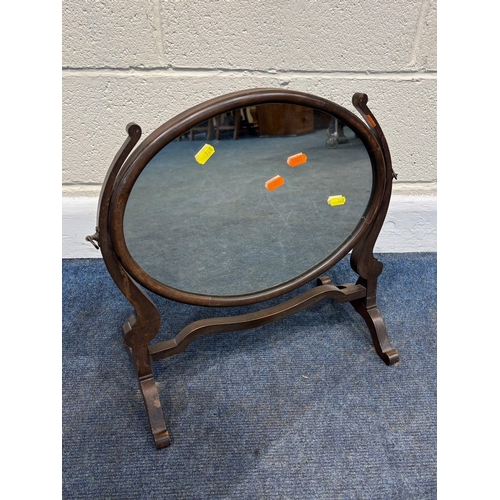 168 - A MAHOGANY SIDE TABLE, with pierced fretwork apron, width 82cm x depth 26cm, an occasional table, a ... 