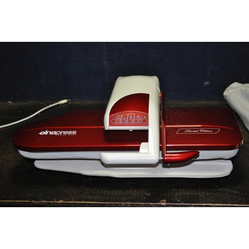 51 - AN ELNAPRESS EP-63 LIMITED EDITION CLOTHES PRESS with linen cover (PAT pass and working)