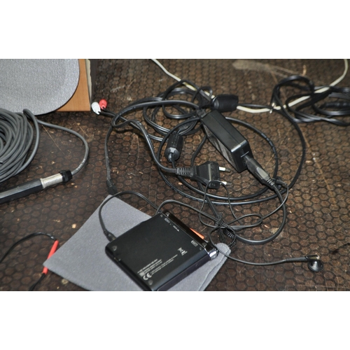 57 - SONY AND SENNHEISER AUDIO EQUIPMENT, comprising of a MZ-RH1 Minidisc Walkman with headphones, power ... 