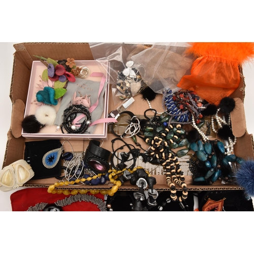 537 - AN ASSORTMENT OF BRANDED COSTUME JEWELLERY, to include six 'Shimla' bracelets a 'Ted Baker' necklace... 