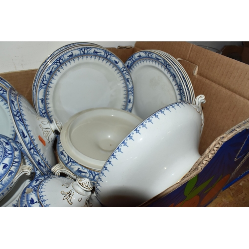 772 - SEVEN BOXES AND LOOSE CERAMICS, GLASSWARE, AND DINNERWARE, glassware include a selection of drinking... 