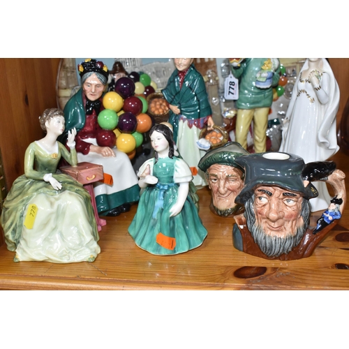 778 - A COLLECTION OF ROYAL DOULTON ORNAMENTS to include 'The Bride' HN2873 (slight nibble to the bouquet)... 