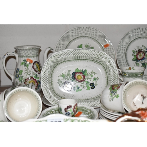 997 - A LARGE COLLECTION OF MASON'S IRONSTONE DINNER WARE, comprising 'Paysley Patt' two small serving dis... 