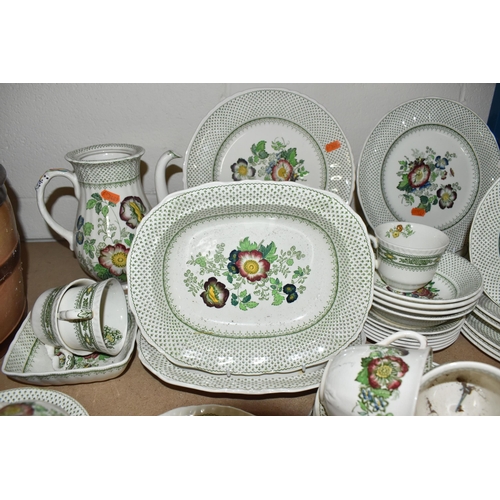 997 - A LARGE COLLECTION OF MASON'S IRONSTONE DINNER WARE, comprising 'Paysley Patt' two small serving dis... 