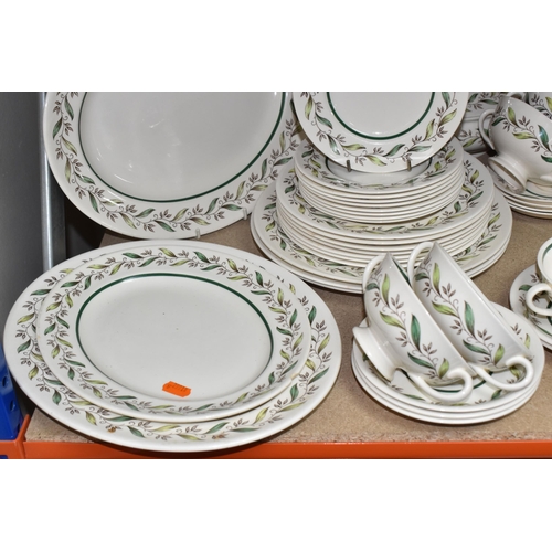 909 - ROYAL DOULTON DINNERWARE, comprising 'Almond Willow', D6373, Rd. No.32008, oval meat plates, covered... 