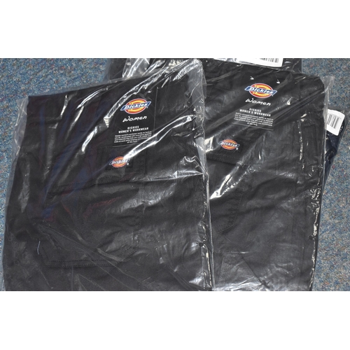 911 - TWO BOXES OF DICKIES WORKWEAR TROUSERS, over twenty pairs of Dickies workwear trousers in various co... 