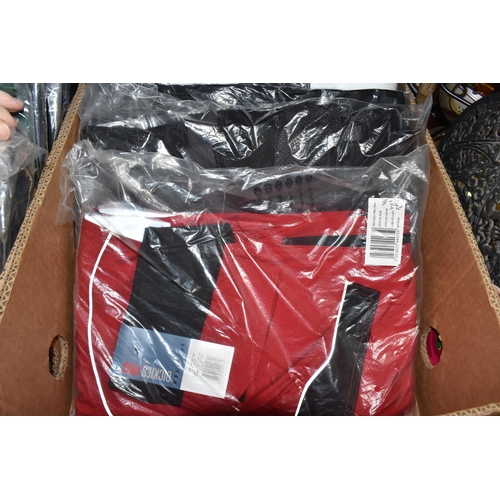 911 - TWO BOXES OF DICKIES WORKWEAR TROUSERS, over twenty pairs of Dickies workwear trousers in various co... 