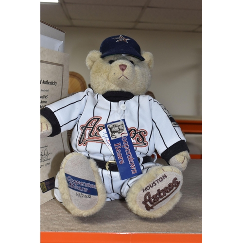 924 - A LIMITED EDITION JEFF BAGWELL 5 'HOUSTON ASTROS' COOPERSTOWN BEAR, All Star Bear 14/2000, , with or... 