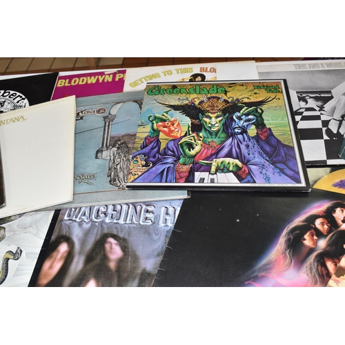 997 - A BOX OF RECORDS, thirty LPs and 12'' singles to include Camembert Electrique Gong VC502, Budgie In ... 