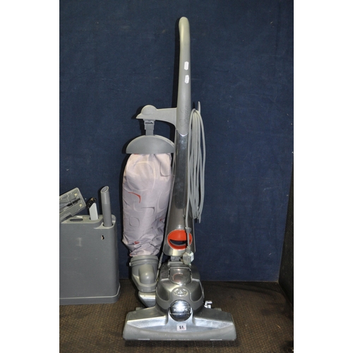 51 - A KIRBY SENTRIA VACUUM CLEANER, with accessories (PAT pass, working but brush bar not working) (2)