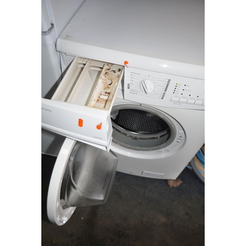 59 - A JOHN LEWIS JLWM1203 WASHING MACHINE, width 60cm, depth 60cm, height 85cm (PAT pass, spin cycle run... 