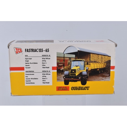 1 - SIX BOXED DIECAST PLANT EQUIPMENT MODELS, Joal Compact 1/35 scale J.C.B Fastrac 155-65 & J.C.B. 801 ... 