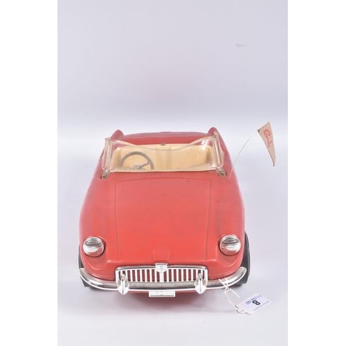 8 - A BOXED PEDIGREE SINDY'S OWN CAR, red MGB style car, complete and in fairly good condition, has usua... 