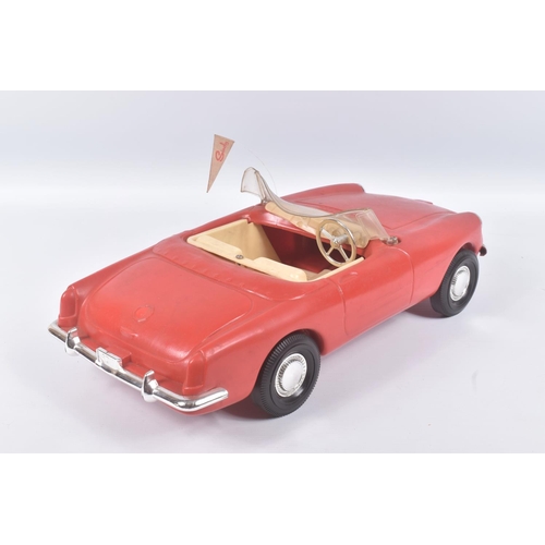 8 - A BOXED PEDIGREE SINDY'S OWN CAR, red MGB style car, complete and in fairly good condition, has usua... 