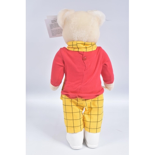 9 - A BOXED MERRYTHOUGHT RUPERT THE BEAR, limited by licence No.03477, jointed body, appears complete an... 