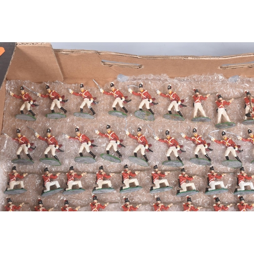 16 - A COLLECTION OF MODERN CAST SOLDIER FIGURES,, have been painted and finished to a fair standard  but... 