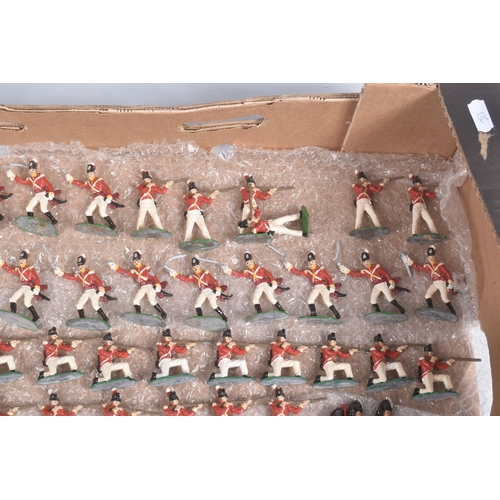 16 - A COLLECTION OF MODERN CAST SOLDIER FIGURES,, have been painted and finished to a fair standard  but... 