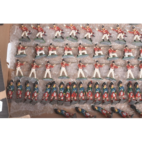 16 - A COLLECTION OF MODERN CAST SOLDIER FIGURES,, have been painted and finished to a fair standard  but... 