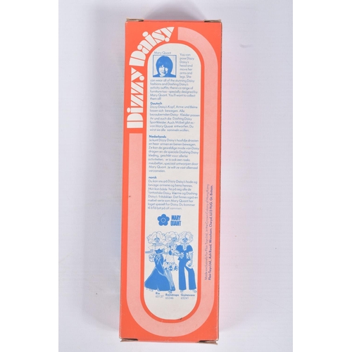 60 - A BOXED FLAIR TOYS MARY QUANT DIZZY DAISY DOLL, No.65002, doll and outfit including shoes both in go... 