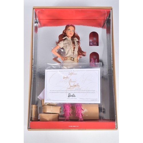 66 - A BOXED MATTEL BARBIE COLLECTOR BARBIE BY CHRISTIAN LOUBOUTIN DOLL, No.R4486, appears complete and i... 