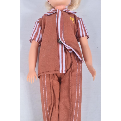 69 - A RARE McDONALDS SINDY DOLL, c.1982, blonde doll marked 033055X to back of neck and Hong Kong to but... 